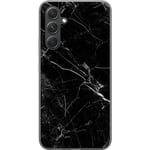 Samsung Galaxy S24 FE Transparent Mobilskal Svart marmor
