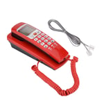 Socobeta Telephone Advanced Corded Telephone Landline Telephone Caller ID for Home and Office(Red)