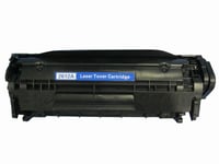 Kompatibel HP 12A Q2612AC103/303/703/FX9/10/L90/C104 Lasertoner, svart, Kompatible2000 sidor