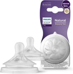 Philips Avent Natural Response Bottle Teat - 2 x Baby 2 count (Pack of 1) 