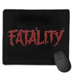 Fatality Mortal Kombat Customized Designs Non-Slip Rubber Base Gaming Mouse Pads for Mac,22cm×18cm， Pc, Computers. Ideal for Working Or Game