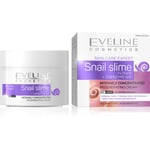 Eveline Regenerating Day Night Cream Snail Line Q10 Moisture Anti-Wrinkles