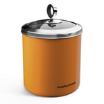 Accents 1.7l Large Orange Kitchen Canister Tea Sugar Coffee Biscuit Food Storage