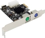 Inline® Gränssnittskort, 2X Ps/2, Pcie (Pci-Express)