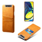 Samsung Galaxy A80 skal med korthållare - Orange