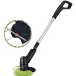 WOCAO Upgrade 2.0 Electric Cordless Garden Grass Trimmer Weed Strimmer Cutter W/Battery, Garden Trimmer Lightweight, Rechargeable Tool In The Palm Of Your Hand, Grass Edger Cutter Flat