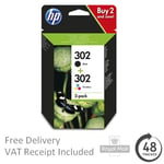 HP 302 Black & Colour Ink Cartridges for HP Printers - 💷 PRICE DROP! 💷