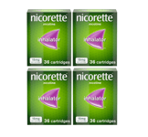 Nicorette Inhalator 15mg (36 Cartridges) x 4
