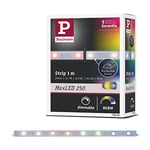 Paulmann 79882 LED MaxLED 250 1 m RGBW IP44 Protect Cover INCL 1x7 Watts Strip Bande Lumineuse 3000 K, Matière Plastique, 7 W, Argent