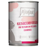 Økonomipakke MjAMjAM kattefoder 400g x 24 - kulinarisk vildt og kalkun på friske tranebær