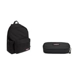 EASTPAK ORBIT XS Mini Backpack, 10 L - Black (Black) OVAL SINGLE Pencil Case, 5 x 22 x 9 cm - Black (Black)