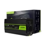 Green Cell Inverter för bil 24V til 230V, 500W/1000W Ren sinus