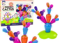 Leantoys Magnetiska Byggklossar Cactus 16 Delar