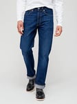 Levi's 501&reg; Original Straight Fit Jeans - Fresh Clean - Dark Blue, Fresh Clean, Size 34, Inside Leg R=32 Inch, Men