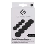 Soft Silicon Covers by FLOATING GRIP to cover FLOATING GRIP Wall Mounts - Black (Electronic Games)