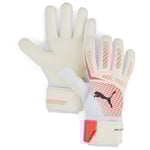 PUMA Målvaktshandske Ultra Pro NC Unlimited - PUMA White/Röd/PUMA Svart, storlek 7½