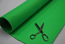 CRS Fur Fabrics Feutre Acrylique de 3 mm d'épaisseur, Tissu de tisonnier Vert Super Brillant, 1 m – 150 cm x 100 cm