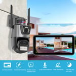 4MP Security Camera Outdoor HD WiFi Security Camera 360 Degree PTZ Motion De NDE