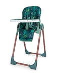 Cosatto Noodle 0+ Chaise haute compacte réglable en hauteur, pliable, facile à nettoyer, de la naissance à 15 kg (Midnight Jungle)
