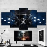TOPRUN 5 panels Wall Art Tom Clancy's Rainbow Six Siege Mute Painting Pictures Print on Canvas For Home Modern Decoration Ready to hang Farmed