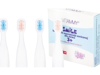 Vitammy Huvuden för VITAMMY SMILE MiniMini+ 4 st Huvuden för en sonisk tandborste för barn 3+