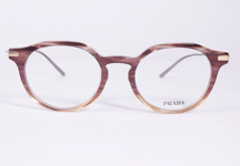 PRADA 0PR 06YV Eye Glasses Moro Gradient Amber Frame Demo Lens 145mm Full Rim