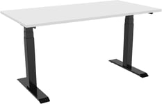 celexon elektriskt höjdjusterbart skrivbord Professional eAdjust-58123 - svart, inkl. bordsskiva 150 x 75 cm