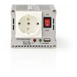 Nedis 300W inverter, 24V - 230V + USB-ström