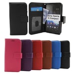 New Standcase Wallet Sony Xperia X Compact (F5321) (Svart)