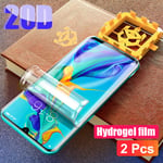 PANGLDT [3-pack] 20D Screen Protector Hydrogel Film For Huawei P20 P10 Pro Mate 20 Lite Protective Film For Huawei P30 Pro P Smart 2019-For P20