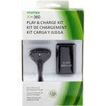 Chargeur & Batterie rechargeable 4800mah Pour contrôleur Manette Xbox 360 - noir