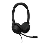 Jabra Evolve2 30 SE Wired Noise-Cancelling Stereo Headset With 2-Mic Call Technology and USB-C Cable - Works with all Leading Unified Communications Platforms such as Zoom and Google Meet - Black