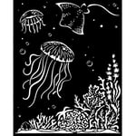 Stamperia Schablon - Songs of the Sea Jellyfish 20x25 cm