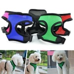 Portable Mesh Small Pet Dog Chest Strap Harness Puppy Vest Set For Chihuahua Uk