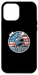 Coque pour iPhone 12 Pro Max Barbecue vintage patriotique avec drapeau américain