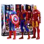 Marvel Heroes IRON MAN,CAPTAIN AMERICA,SPIDER MAN figures! IRON MAN