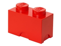 LEGO Storage Brick 2 - Förvaringsbox - ljust röd