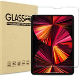 Tasnme Screen Protector for iPad Pro (11-inch 3rd Generation 2021) iPad Pro 11 Tempered Glass Screen Film 【Bubble-Free】【Anti-Scratch】Easy Installation Screen Protector