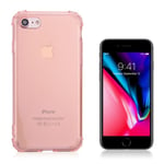Apple Iphone 7 - 8 Mobilskal Silikon Transparent Rosa
