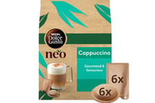 Café et thé Neo Par Dolce Gusto NEO by NESCAFE Dolce Gusto Cappuccino X6