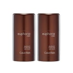 Calvin Klein 2-pack Euphoria For Men Deostick 75ml Transparent