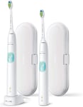 Philips Sonicare ProtectiveClean 4300 Sonisk eltandborste 2-pack
