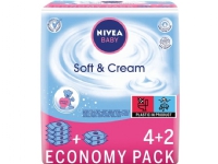 Nivea Baby Soft & Creme Wipes 6 x 63 pcs