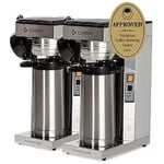 CREM Coffee Queen Termos Auto med Vattenanslutning, 2x2.2L
