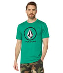 Volcom Men's Crisp Stone Synergy Green Short Sleeve T Shirt L