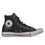 Converse Chuck Taylor All Star Leather Ltd, Men's Trainers, Black, 4 UK