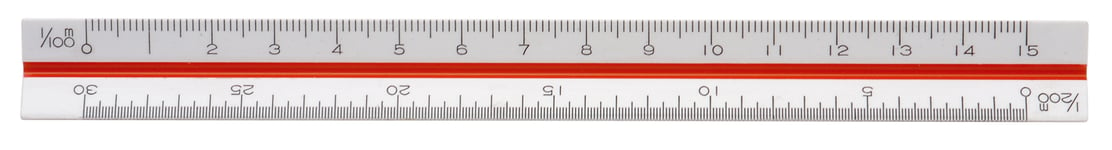 Linex Skalstock 1:100-600 15cm