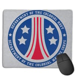 Alien Colonial Marine Corps Logo Customized Designs Non-Slip Rubber Base Gaming Mouse Pads for Mac,22cm×18cm， Pc, Computers. Ideal for Working Or Game