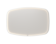 Sanibell Ink SP31 spejl med lys, dæmpbar, dugfri, mat hvid, 140x80 cm