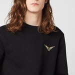 Harry Potter Golden Snitch Unisex Embroidered Sweatshirt - Black - S